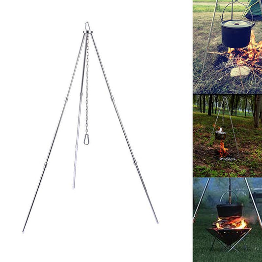 Portable Tripod Hanging Pot - Indigo-Temple