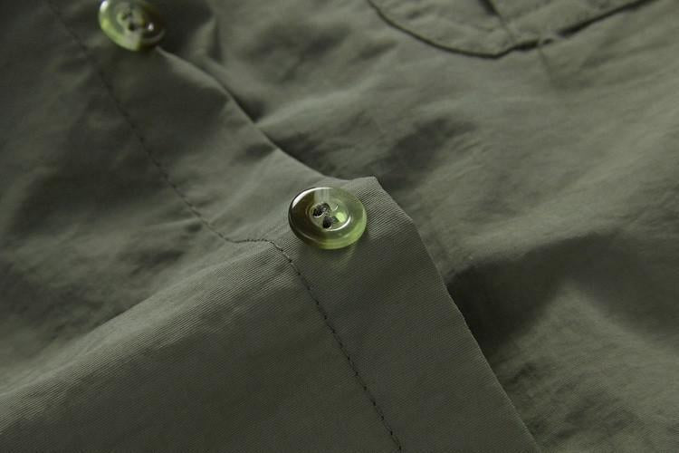 Quick Drying Removable Sleeves Outdoor Shirt - Indigo-Temple