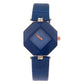 Glamorous Geometric Gem-Cut Women's Watch - Indigo-Temple