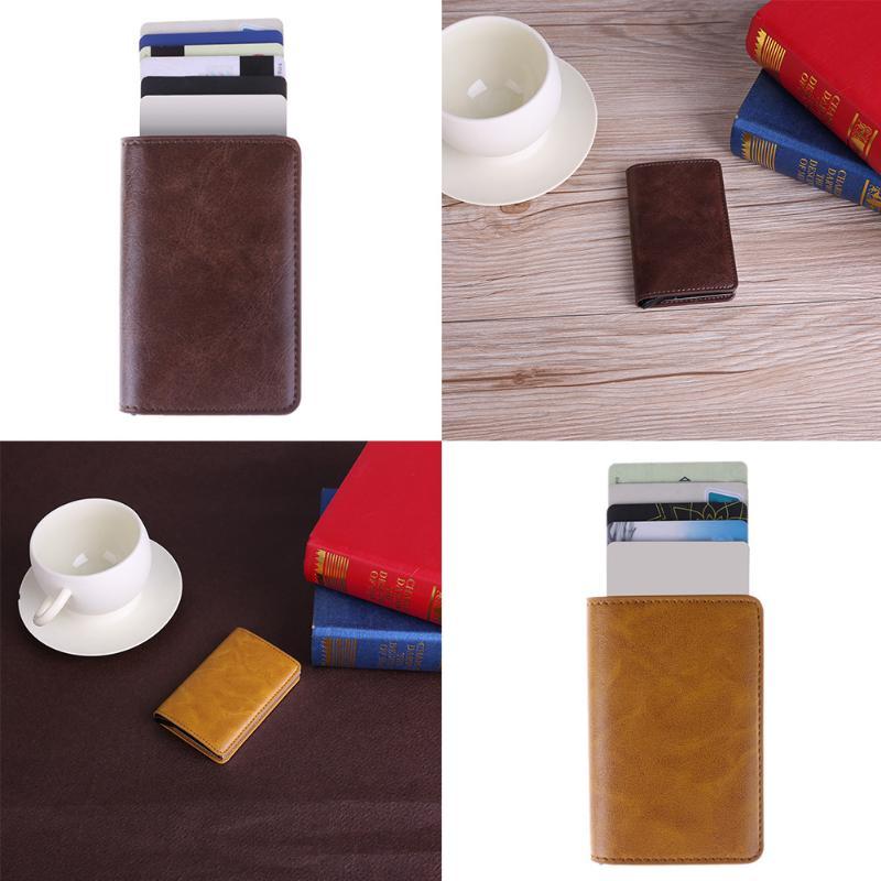 Pocket Sleek™ - Minimalist RFID Blocking Pop Up Card Wallet - Indigo-Temple