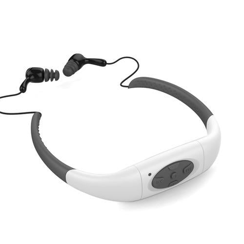 8GB Mp3 Bluetooth WATERPROOF Headphones - Indigo-Temple