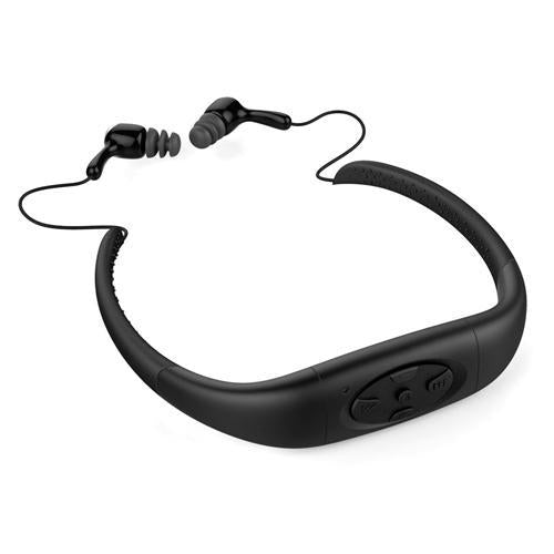 8GB Mp3 Bluetooth WATERPROOF Headphones - Indigo-Temple