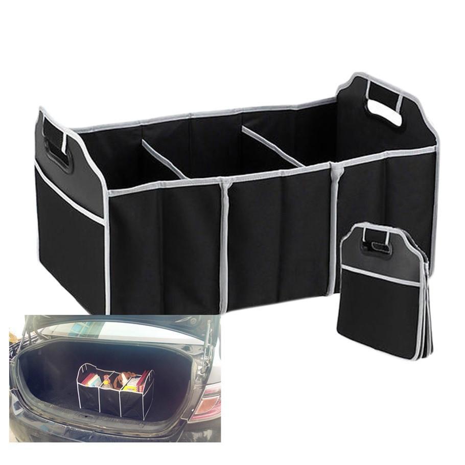 Car Folding Collapsible Trunk Organizer - Indigo-Temple