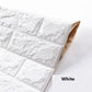 DIY 3D Waterproof Brick Wallpaper (2 pcs) - Indigo-Temple