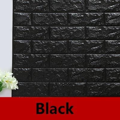 DIY 3D Waterproof Brick Wallpaper (2 pcs) - Indigo-Temple