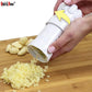 QuickDone™ Simple Twist-Top Garlic Mincer - Indigo-Temple