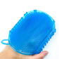 2 in 1 Silicone Sponge and Rubbing Exfoliating Glove (2pcs) - Indigo-Temple