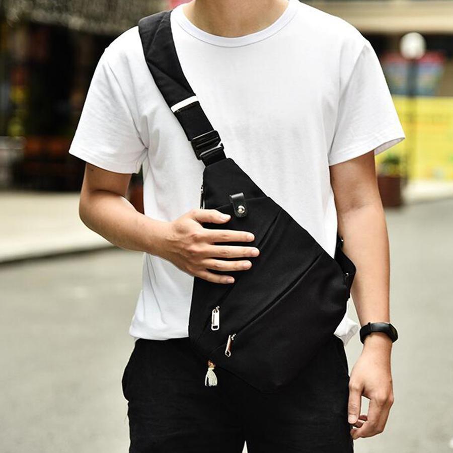 MR.YLLS™ Single-Strap Casual Sling Bag - Indigo-Temple