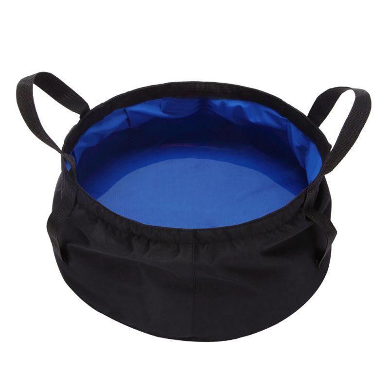 Outdoor Foldable 8.5L Liquid Bucket - Indigo-Temple