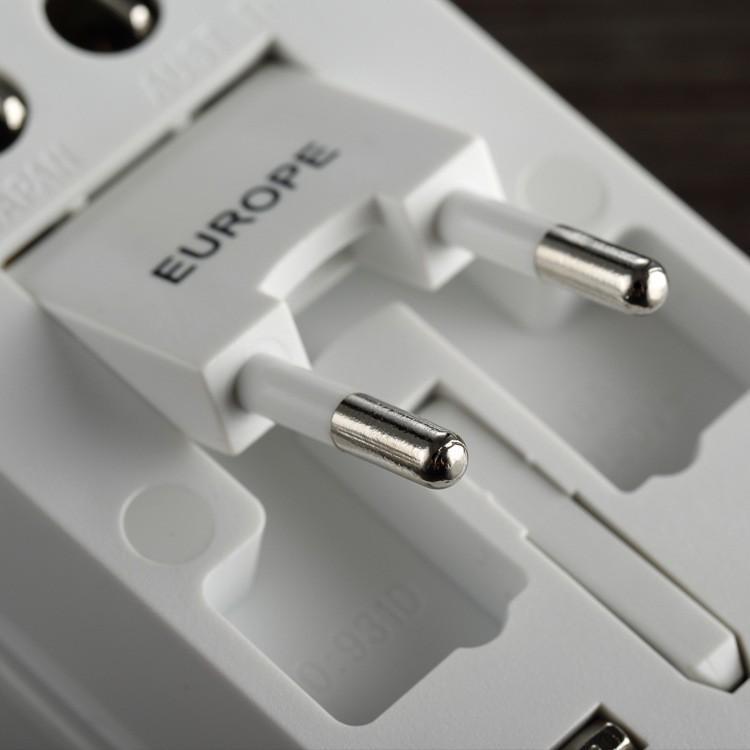 All-in-One Universal International AC Power Adapter - Indigo-Temple