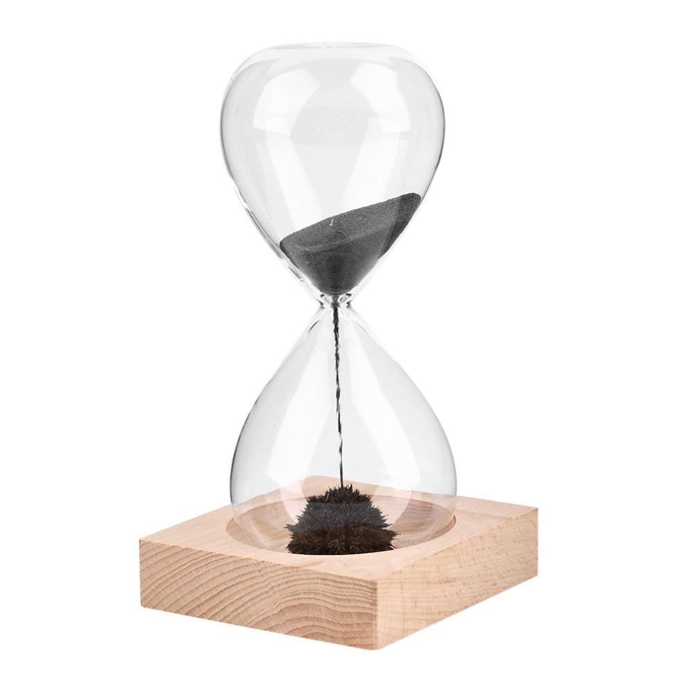 Hand-Blown Magnetic Hourglass - Indigo-Temple