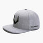 Valourian™ Embroidered Flat-Bill Snapback Cap - Indigo-Temple