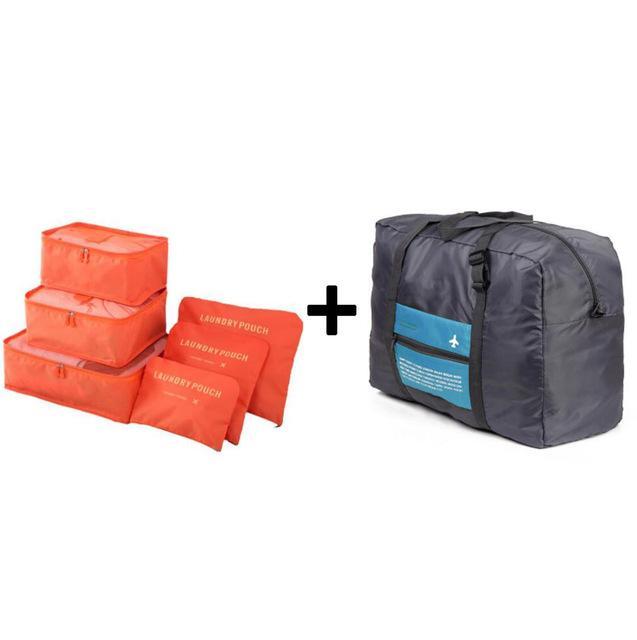 Indigo™ Travel Cubes - Perfect Luggage Organizer (6 PCS) + Gift - Indigo-Temple