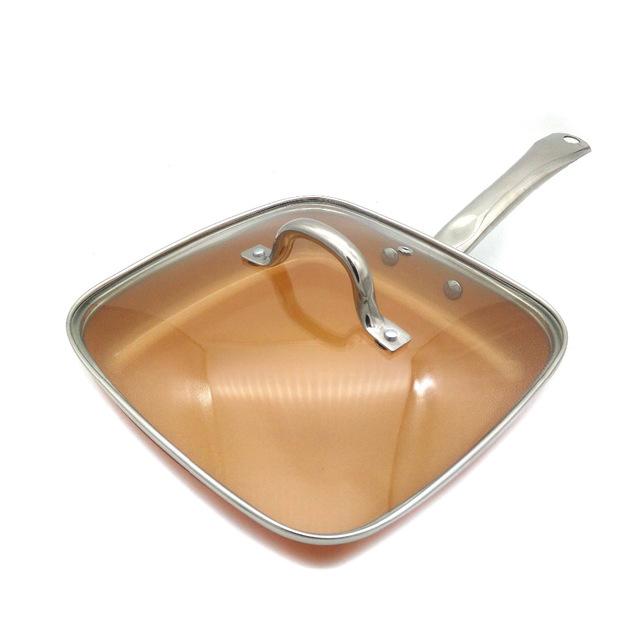 CermiTech™ Non-stick Copper Pans - Indigo-Temple