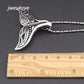 Dolphins Pendant Necklace - Indigo-Temple