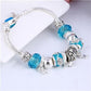 Women's Decorative Bead and Charm Bracelet - Indigo-Temple