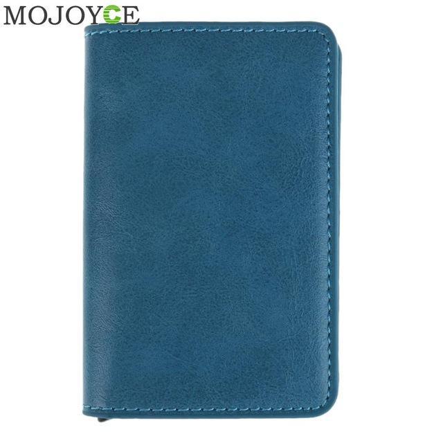 Pocket Sleek™ - Minimalist RFID Blocking Pop Up Card Wallet - Indigo-Temple