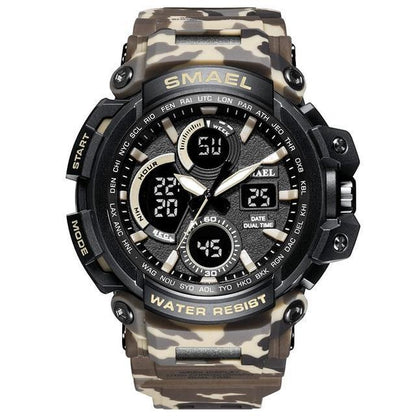 ZR - 670 SMAEL™ Lagoon Edition Waterproof & Shockproof Tactical Watches - Indigo-Temple