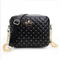 GoldCrown™ Studded Leather Purse - Indigo-Temple