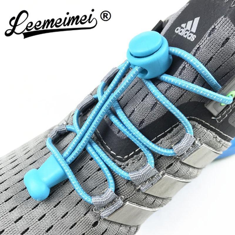 Elastic Locking Shoe Laces (2 sets) - Indigo-Temple