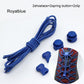 Elastic Locking Shoe Laces (2 sets) - Indigo-Temple