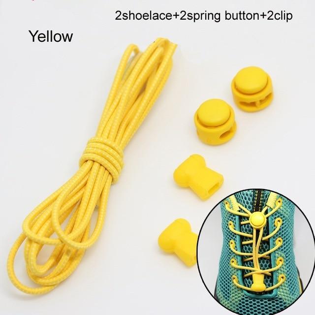 Elastic Locking Shoe Laces (2 sets) - Indigo-Temple