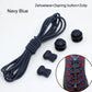Elastic Locking Shoe Laces (2 sets) - Indigo-Temple