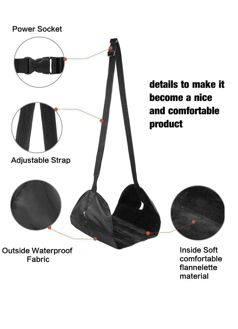 Extra-Comfort Leg Support Travel Hammock - Indigo-Temple