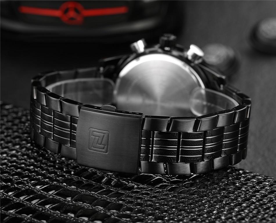 G191 Full Steel Military Wrist Watch (6 colors) - Indigo-Temple