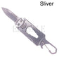 Paracord Survival knife  Bracelet - Indigo-Temple