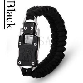 Paracord Survival knife  Bracelet - Indigo-Temple