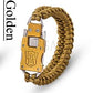 Paracord Survival knife  Bracelet - Indigo-Temple