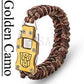 Paracord Survival knife  Bracelet - Indigo-Temple