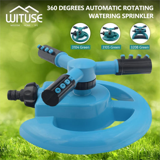 360° Auto-Rotating Adjustable Lawn Sprinkler - Indigo-Temple