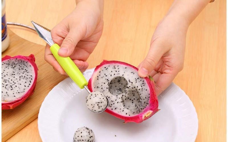 Multi Function Double-End Fruit Baller - Indigo-Temple