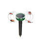 Solar-Powered Ultrasonic Garden Pest Repellent - Indigo-Temple
