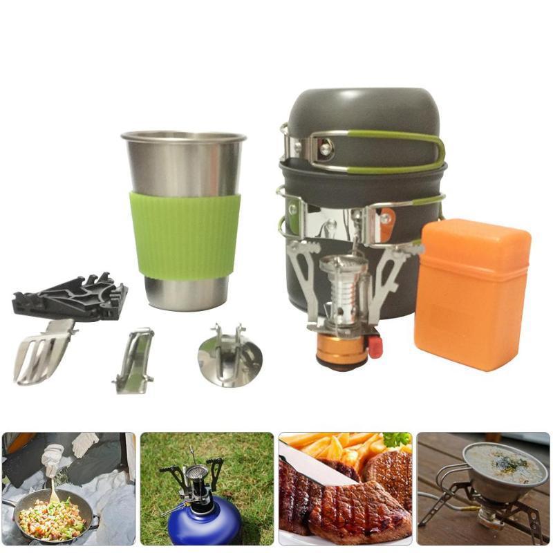 Ultimate Compact Outdoor Cookware Set - Indigo-Temple