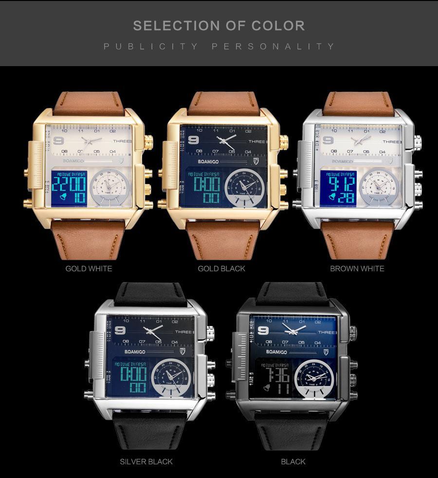 3-Timezone Luxury Sports Watch - Indigo-Temple