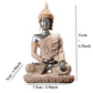 Meditating Buddha Sandstone Statue (Various Styles) - Indigo-Temple