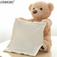 Peek-a-boo Interactive Elephant Plush Dolls - Indigo-Temple