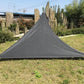 Anti-UV Protective Outdoor Triangle Shade Sail - Indigo-Temple