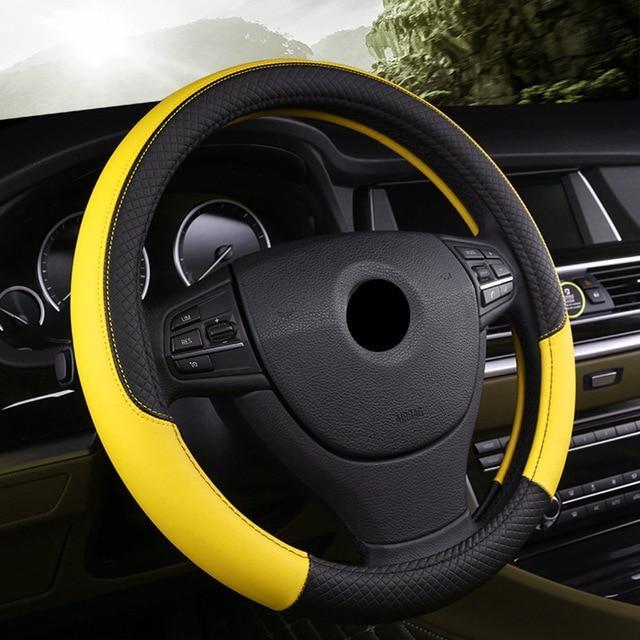 Universal Car Steering Wheel Cover - Indigo-Temple