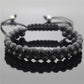 SHILA - Cuff Double Bracelet - Indigo-Temple