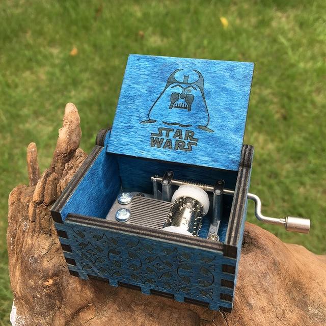 Hand-Carved Themed Music Box Collection - Indigo-Temple