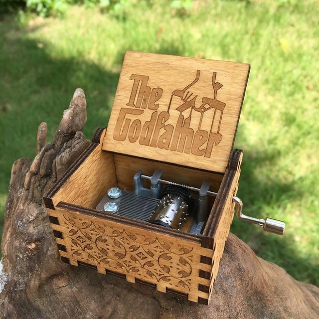 Hand-Carved Themed Music Box Collection - Indigo-Temple