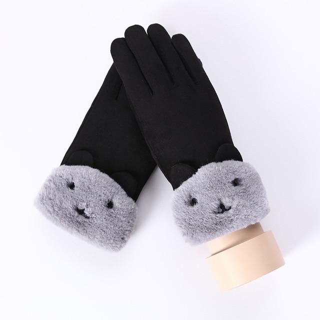 Noble™ Cashmere Touch Screen Gloves with Double Thick Plush - Indigo-Temple