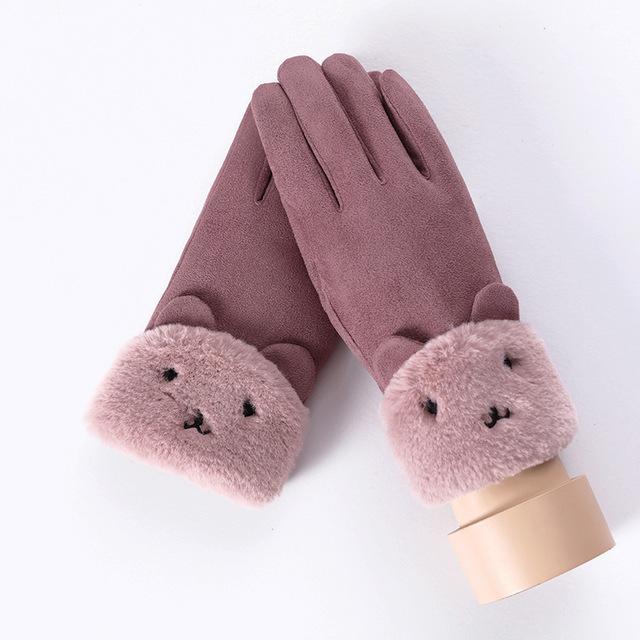 Noble™ Cashmere Touch Screen Gloves with Double Thick Plush - Indigo-Temple