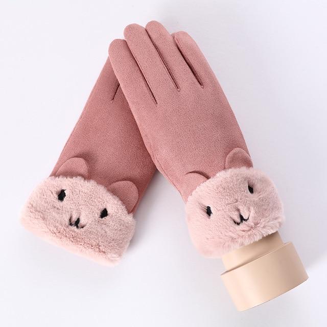 Noble™ Cashmere Touch Screen Gloves with Double Thick Plush - Indigo-Temple