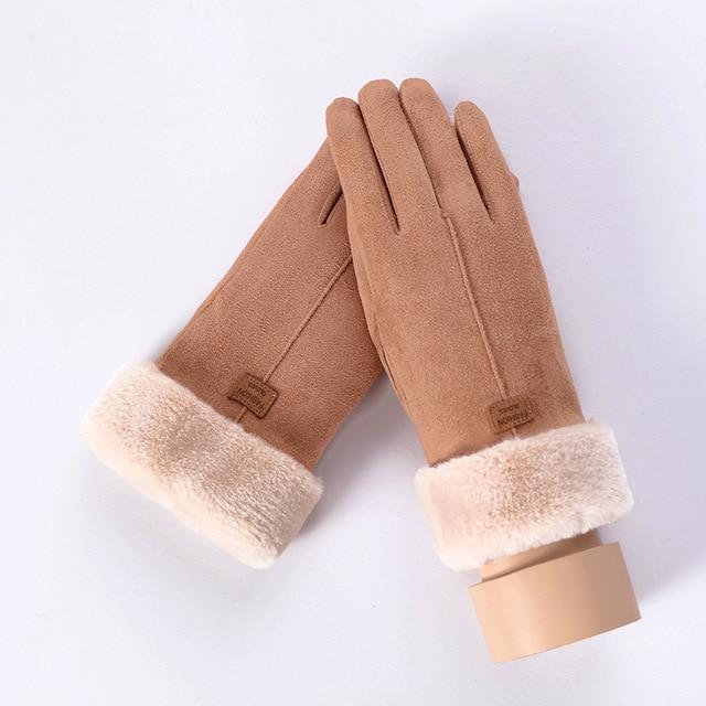 Noble™ Cashmere Touch Screen Gloves with Double Thick Plush - Indigo-Temple