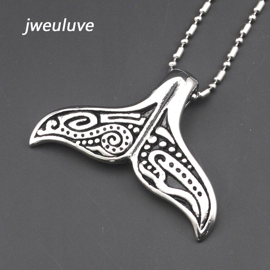 Dolphins Pendant Necklace - Indigo-Temple